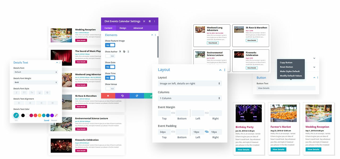 Home - Divi Events Calendar